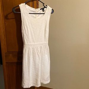 Forever 21 White Eyelet Sundress